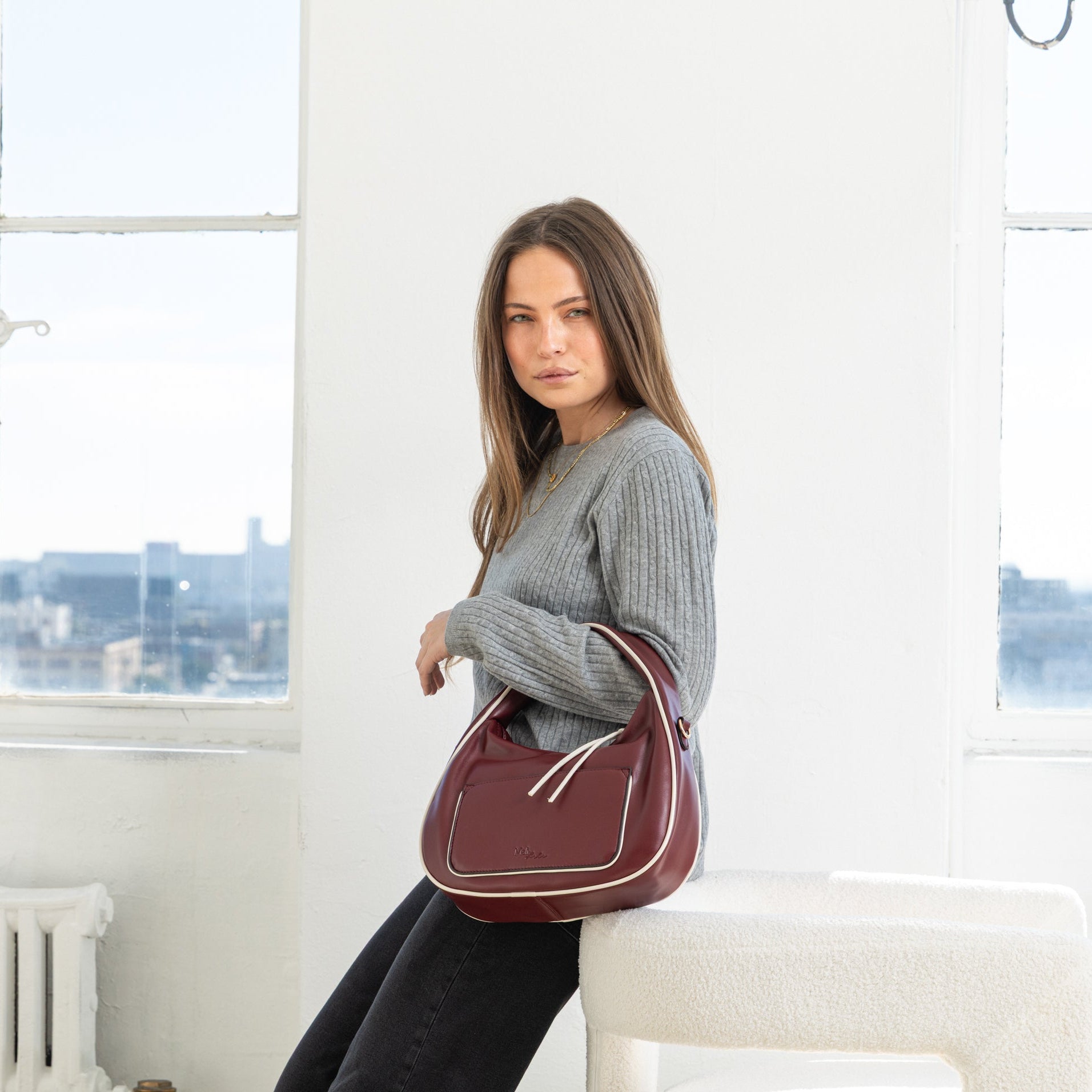 Anna Shoulder Bag with Crossbody Strap