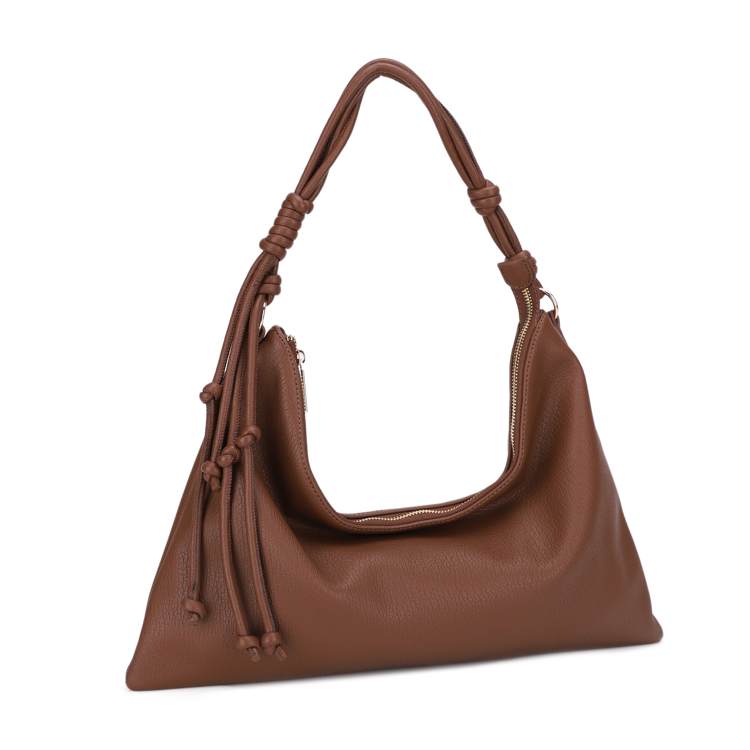 Iris Knotted Handle Shoulder Bag