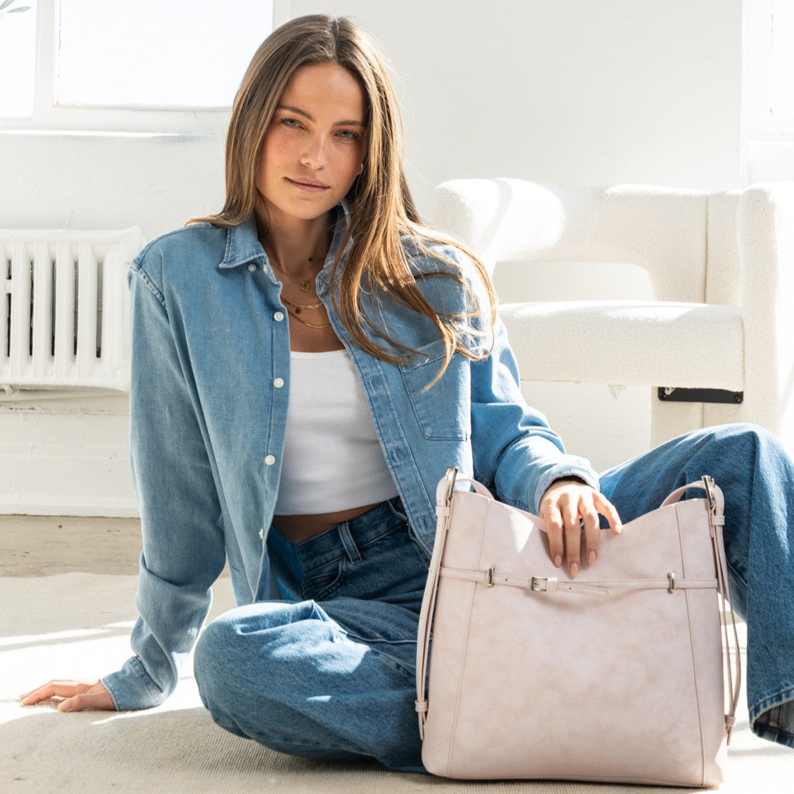 Amy Tote Bag with Pouch