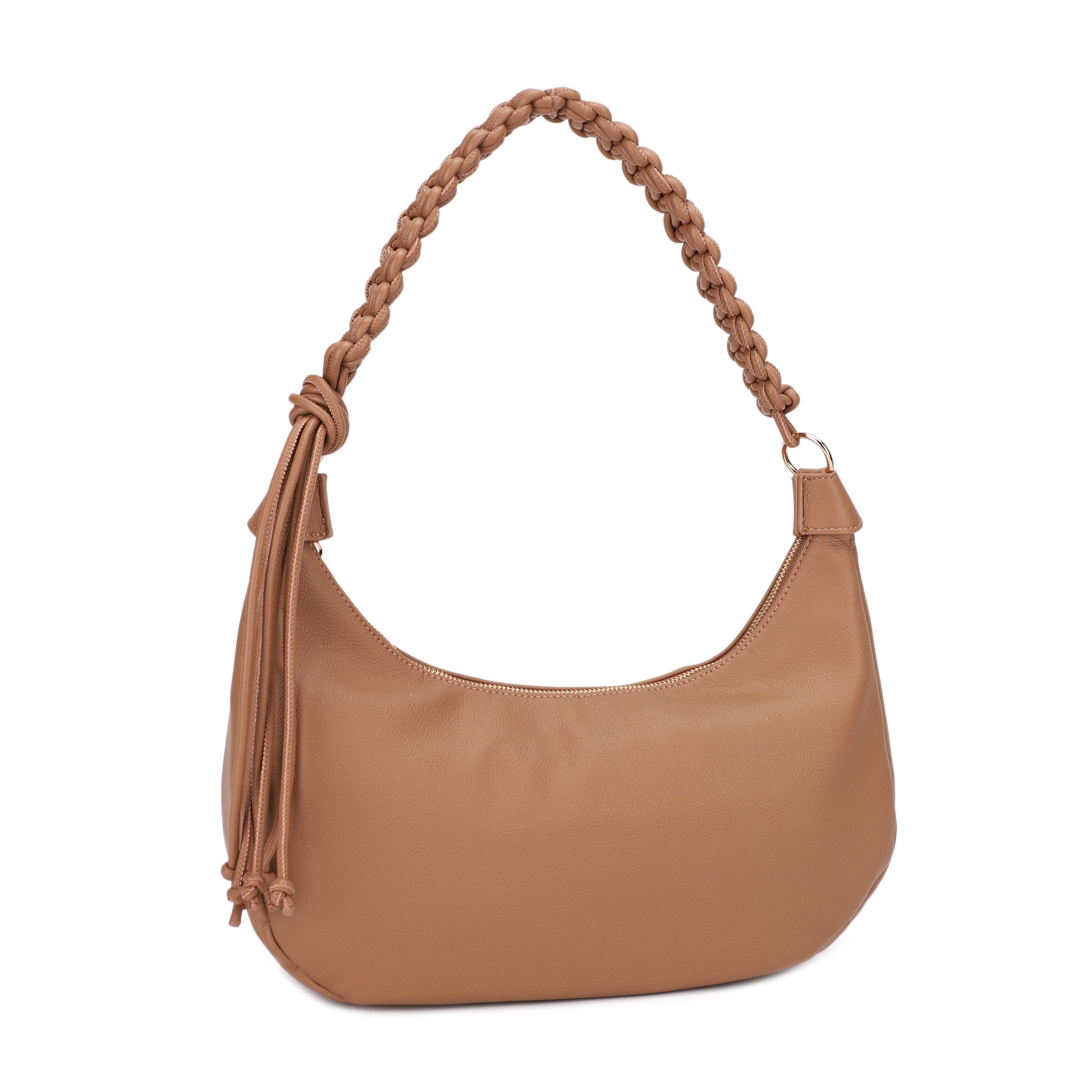 Emma Braided Handle Large Shoulder Bag