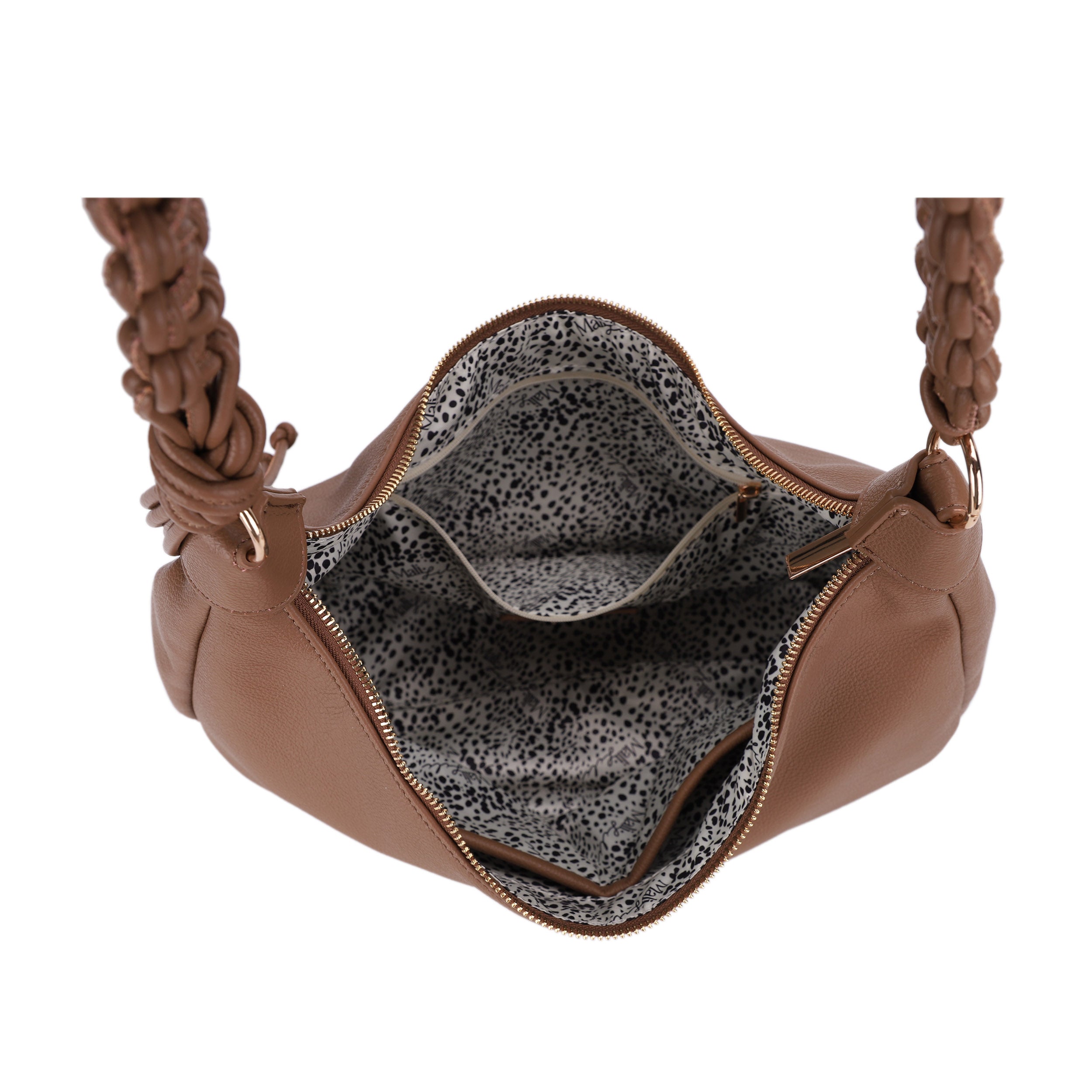 Emma Braided Handle Large Shoulder Bag