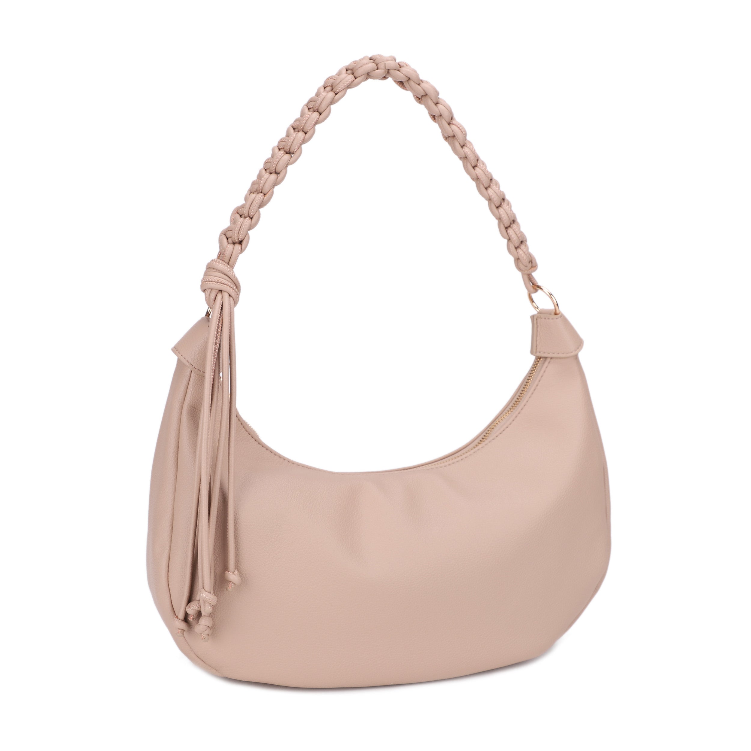 Emma Braided Handle Large Shoulder Bag