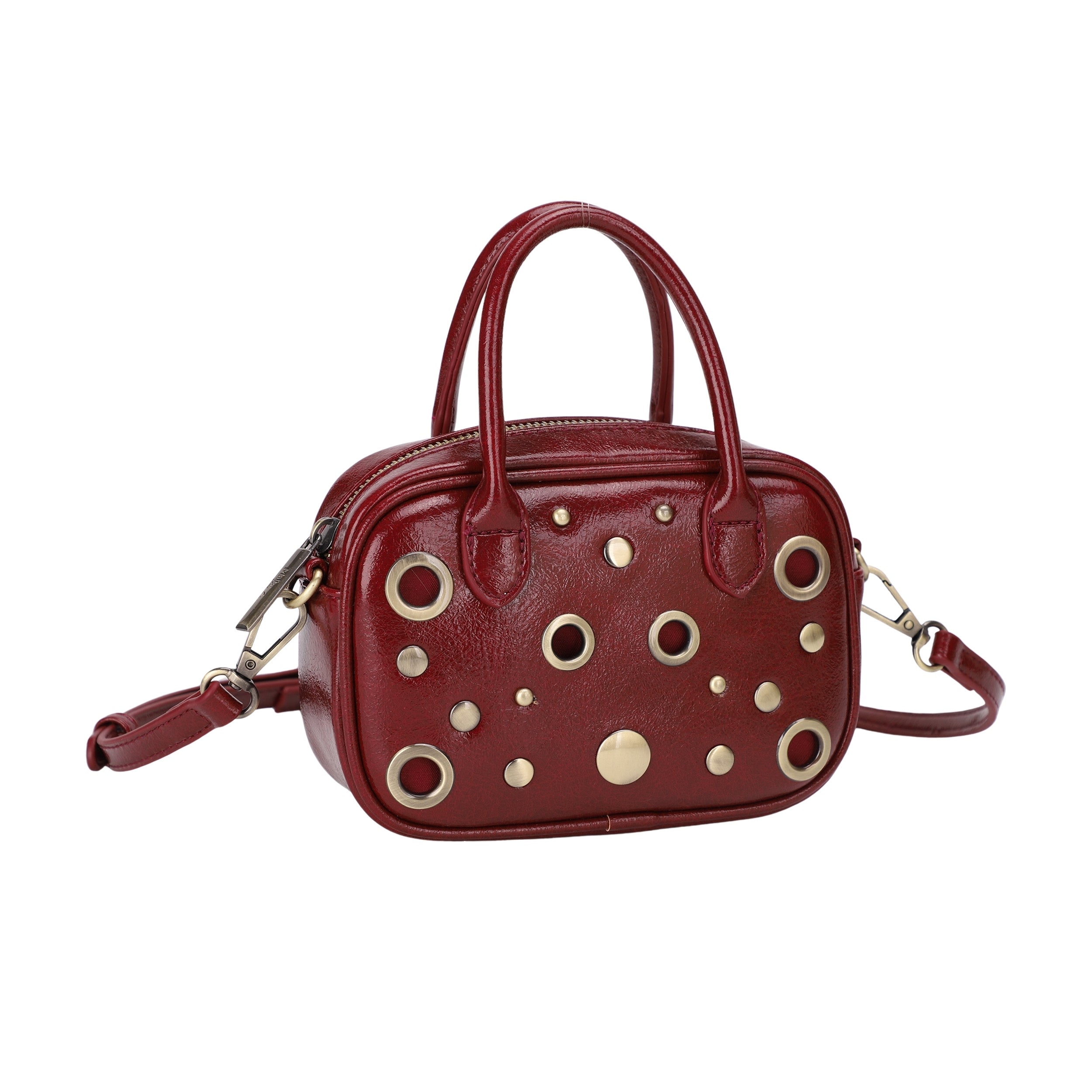 Liv Crossbody with Grommets and Studs