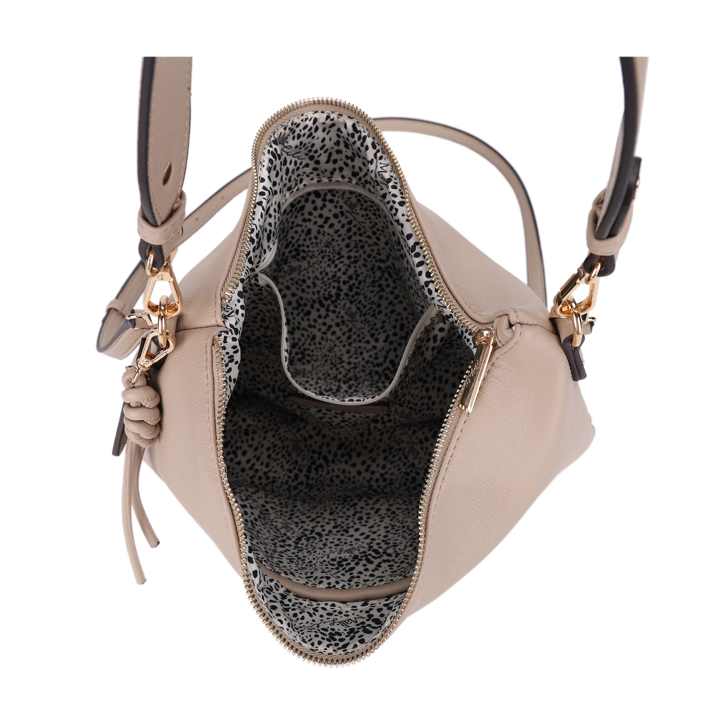 NOVA Slouchy Hobo Bag with Charm