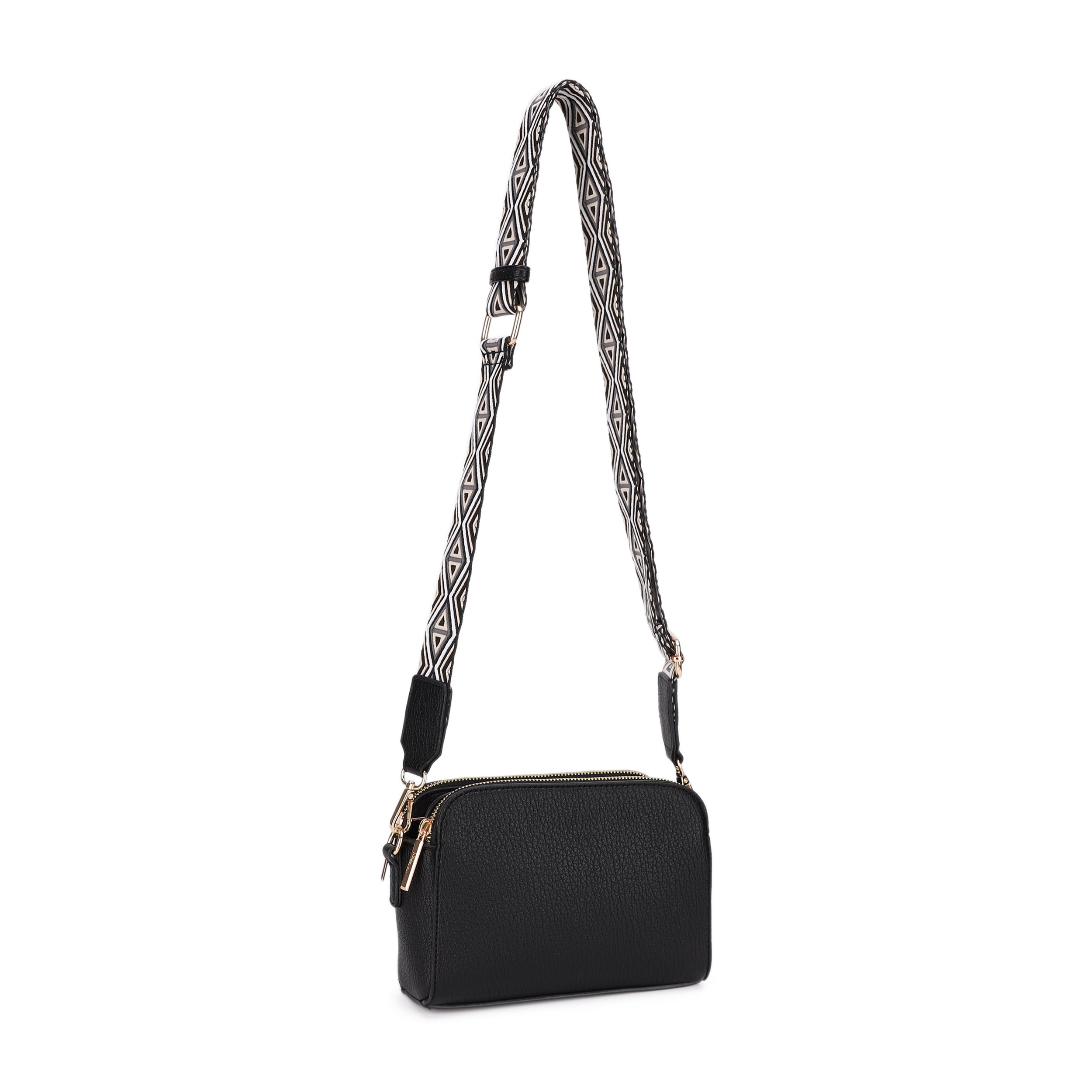 Zahara Vegan Leather Crossbody Bag