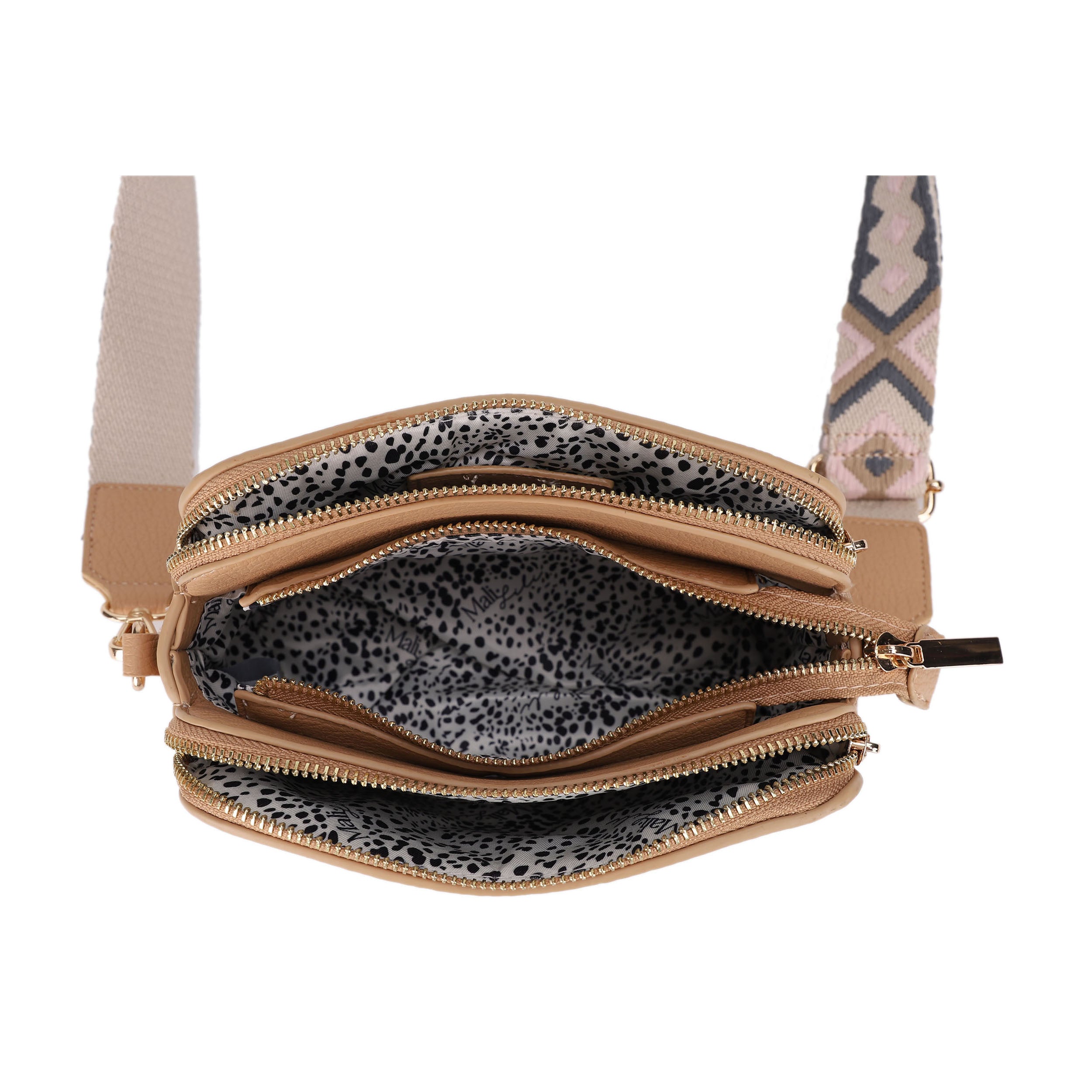 Zahara Vegan Leather Crossbody Bag