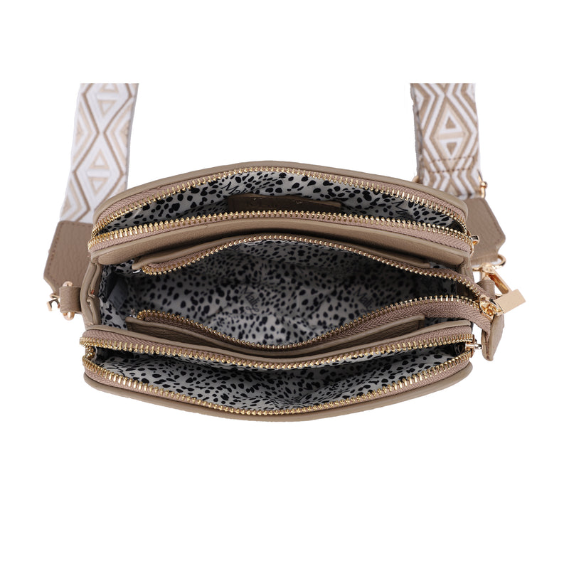 Zahara Vegan Leather Crossbody Bag – Mali + Lili