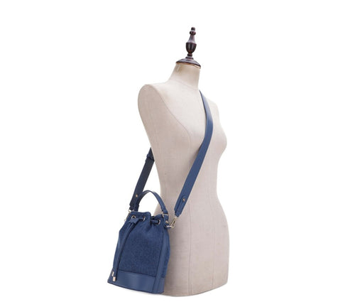 Ella Denim Bucket Crossbody